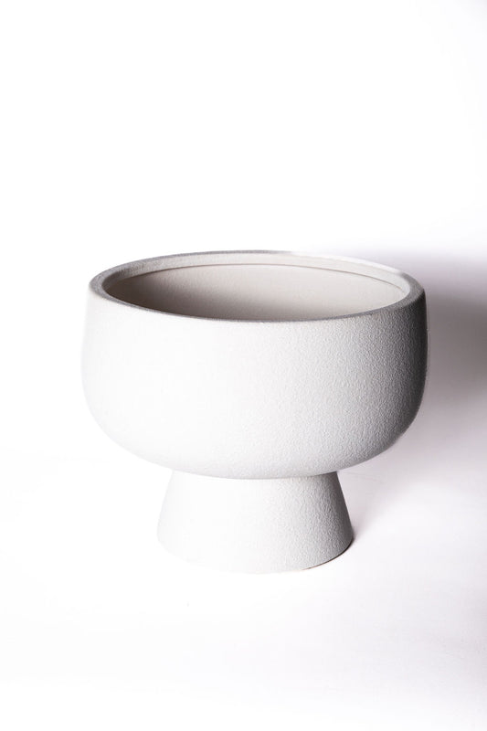 Bowl Blanco Pedestal Alto