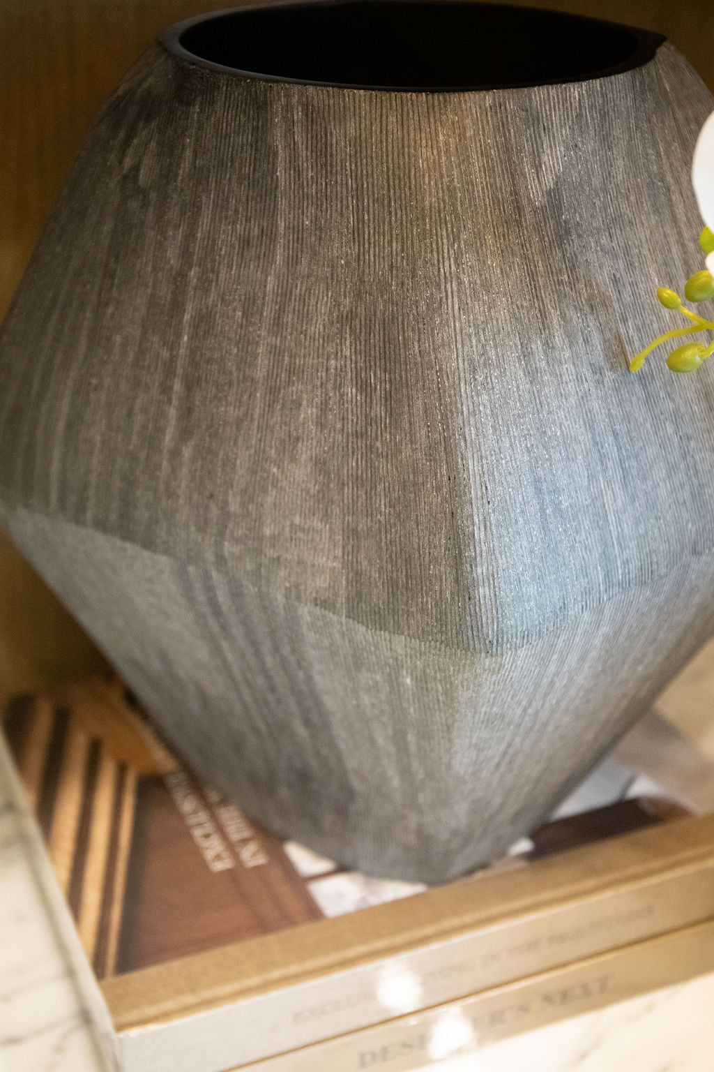 Jarron Vidrio Prisma