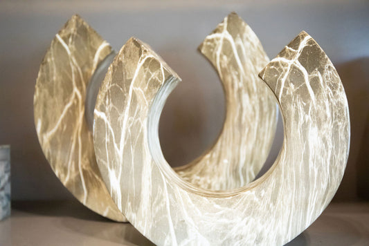 Escultura Luna Marmoleada