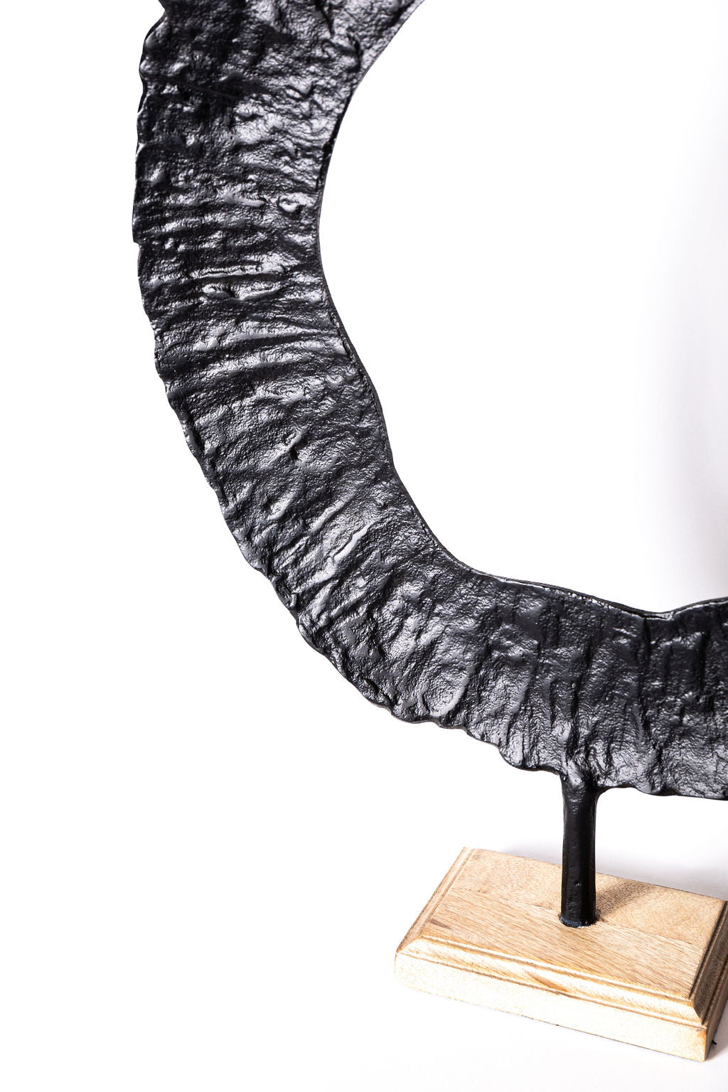 Disco Metal Negro en Base