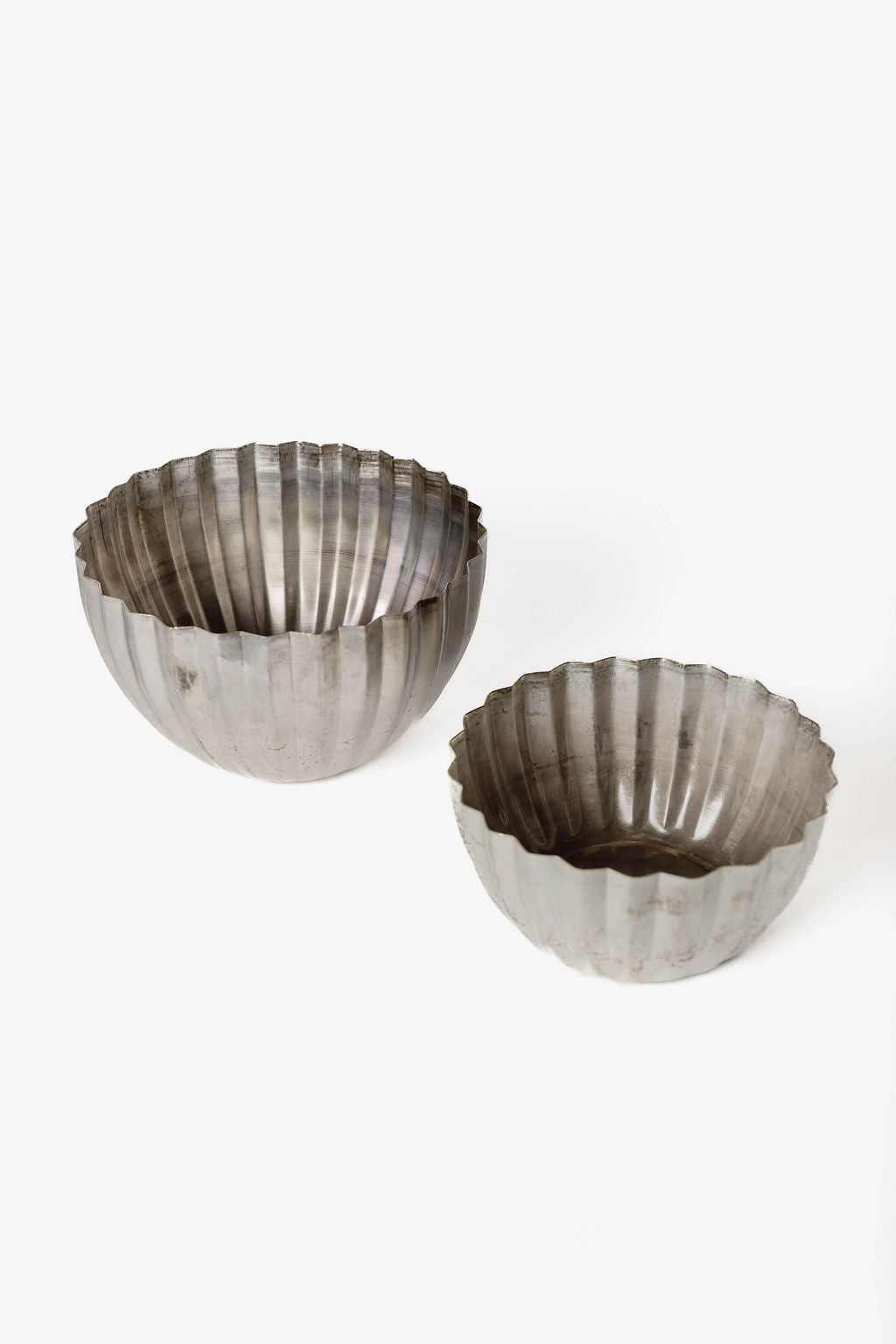 Bowl Plateado Plisado