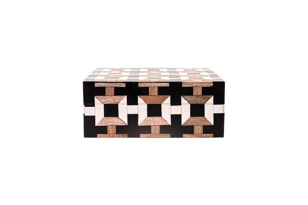 Caja Madera Geometrica