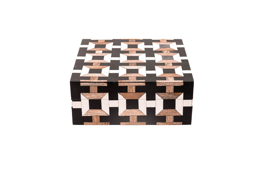 Caja Madera Geometrica