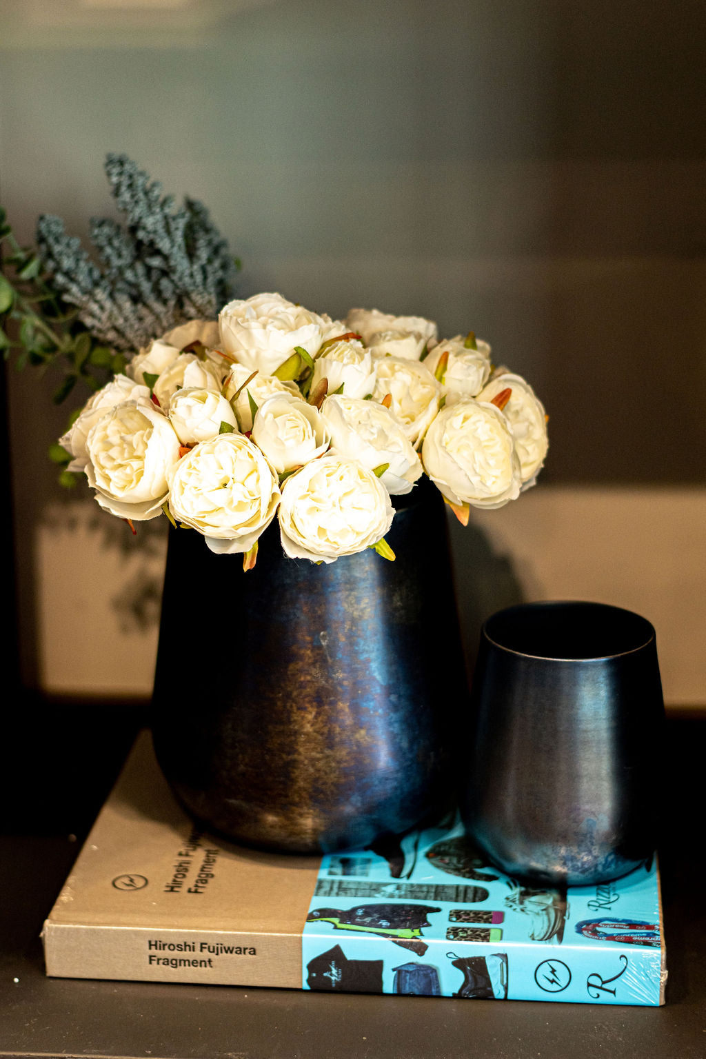 Maceta Azul Tornasol