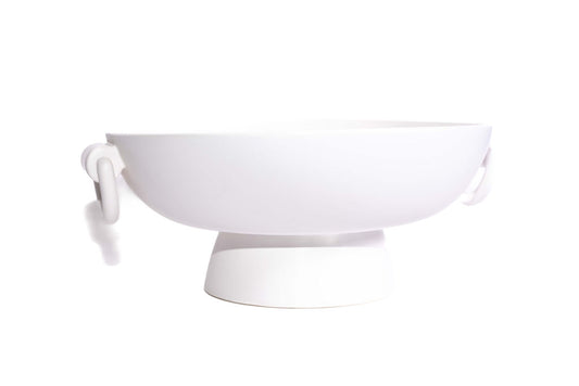 Bowl Ceramica Blanco Aretes