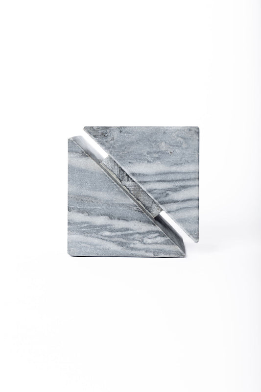 Cubo Marmol Gris