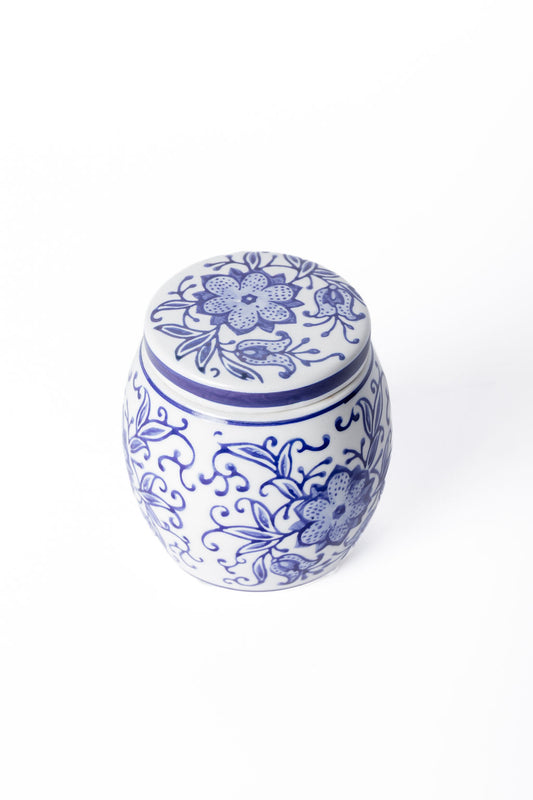 Vela Porcelana Azul y Blanco