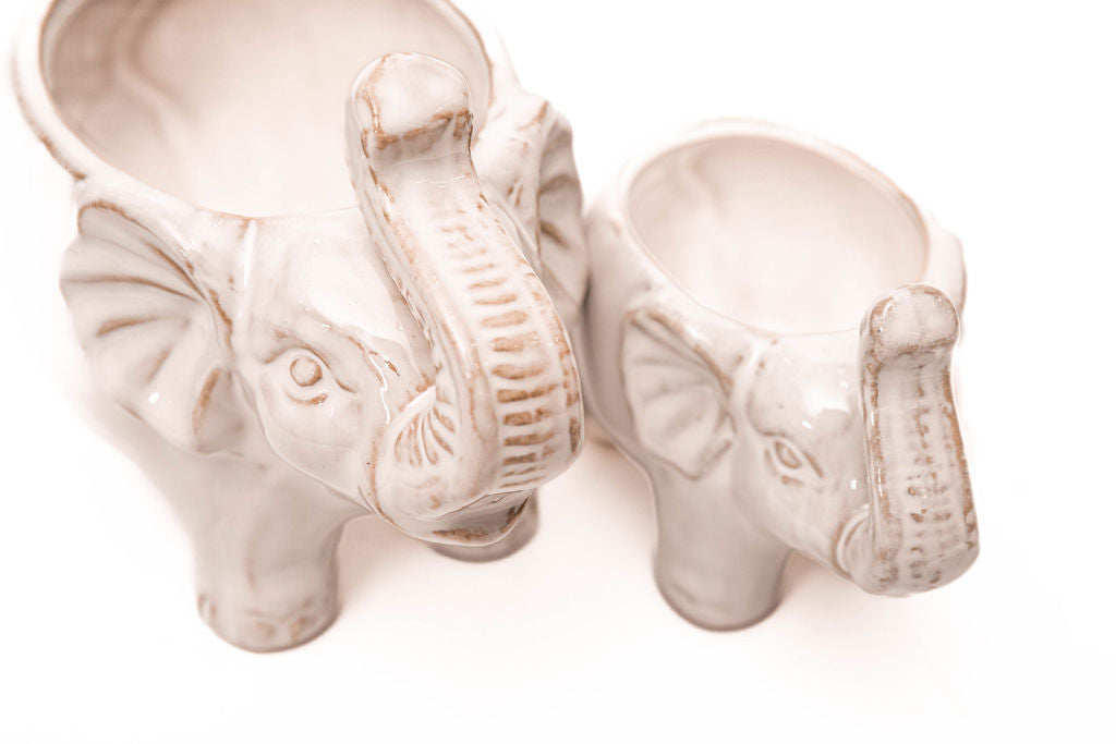 Maceta Elefante Beige