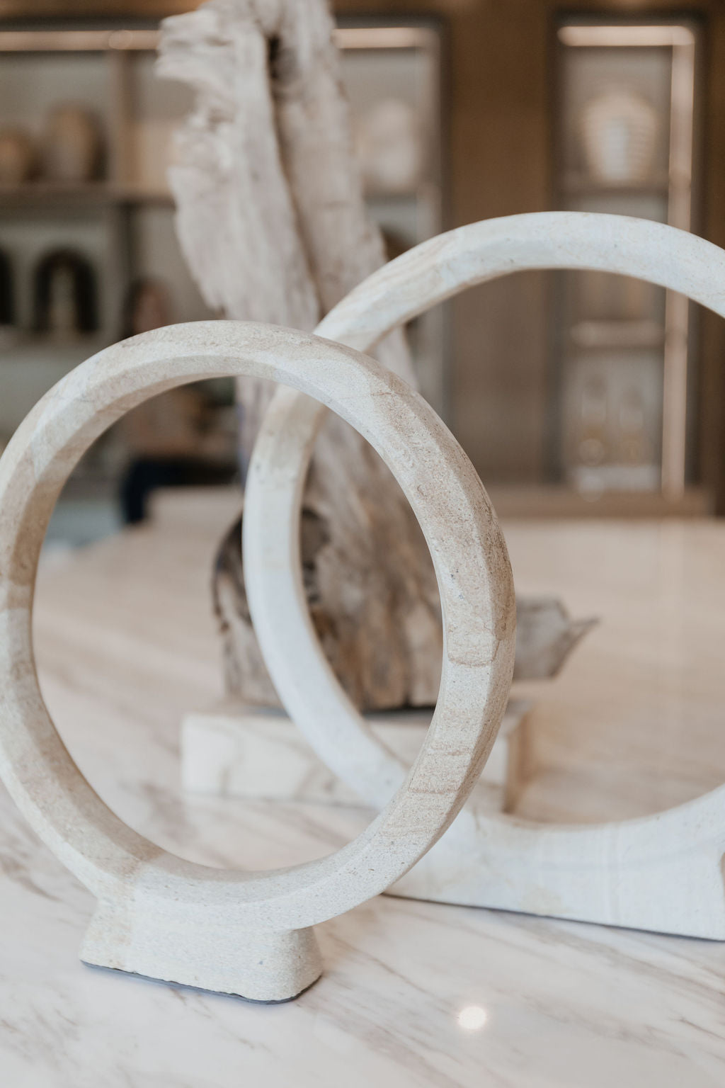 Circulos Piedra Beige (SET 2)
