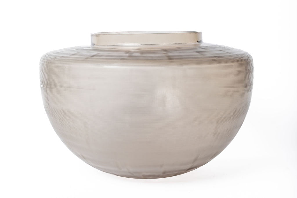 Jarron Chaparro Vidrio Gris