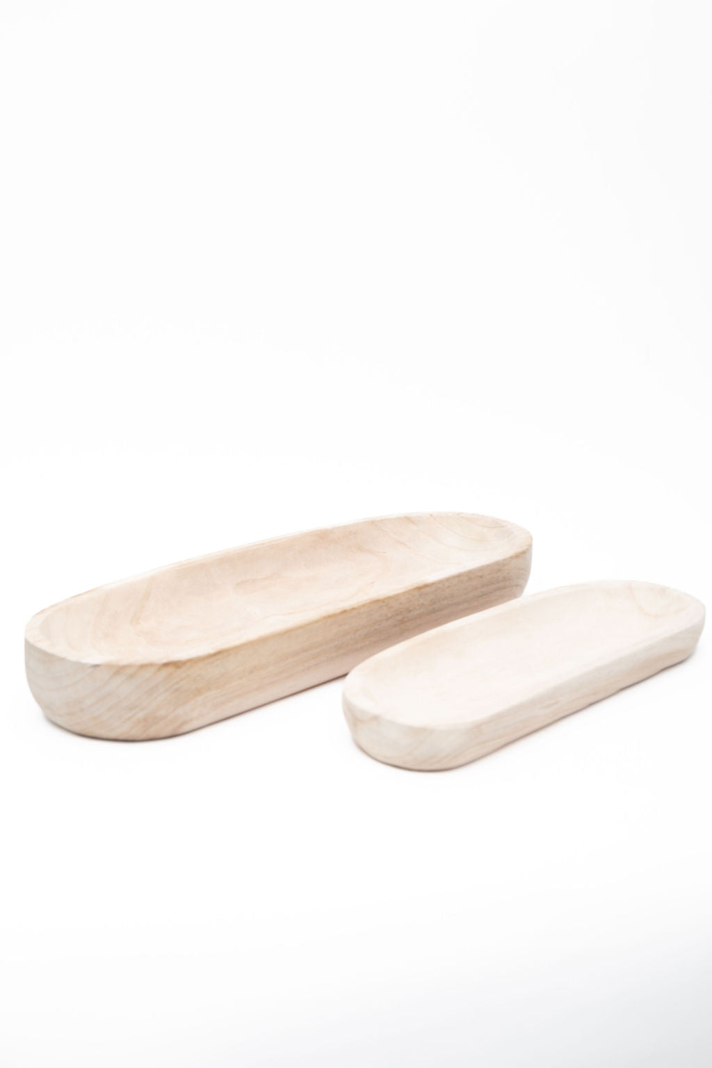 Plato Largo Madera Natural