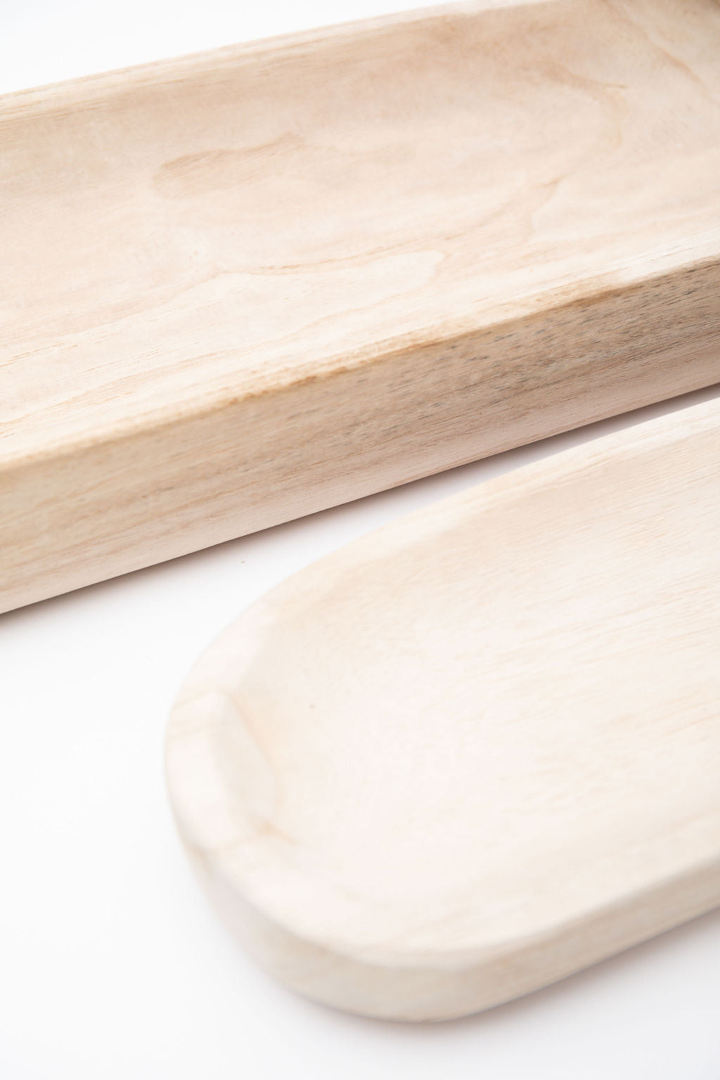 Plato Largo Madera Natural