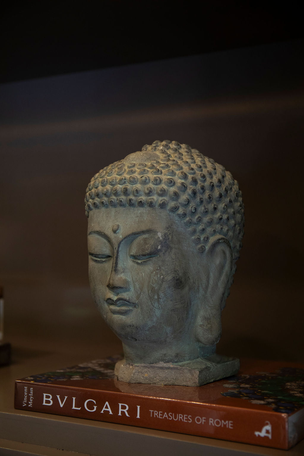 Cabeza Buddha Piedra