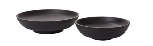 Bowl Madera Negra Tallada