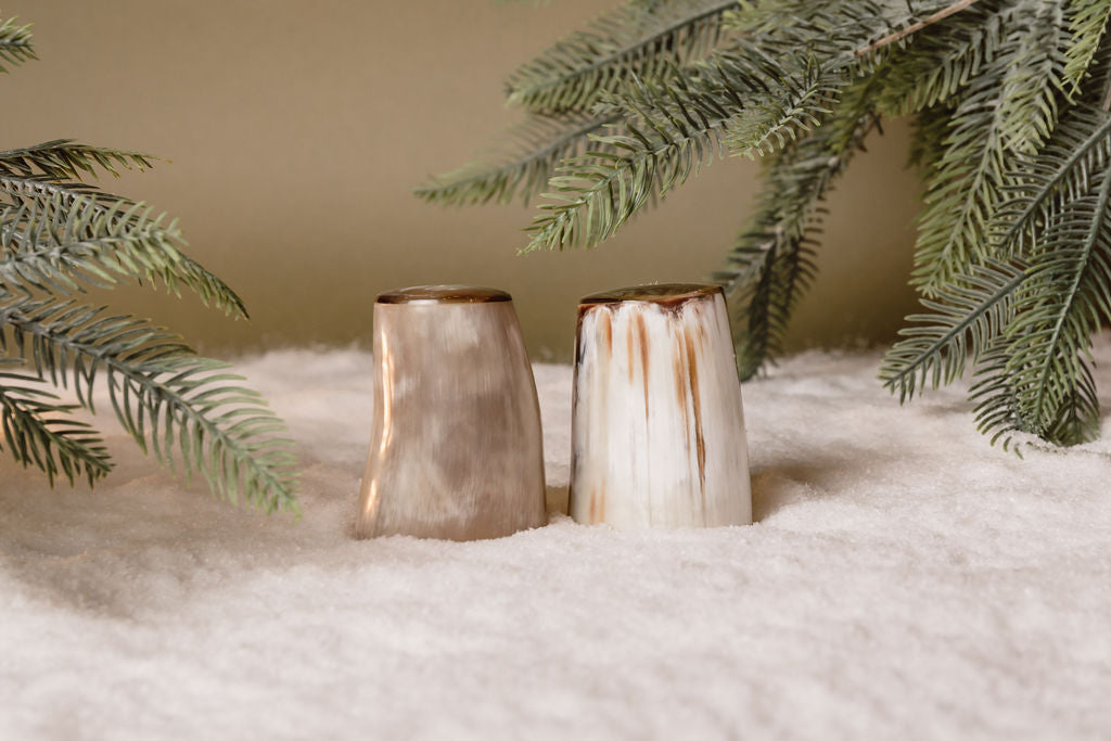 Salero y Pimientero Cuerno