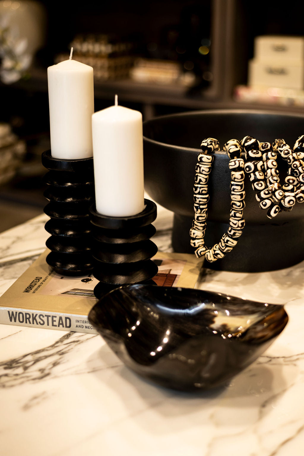 Portavela Acordeon Negro