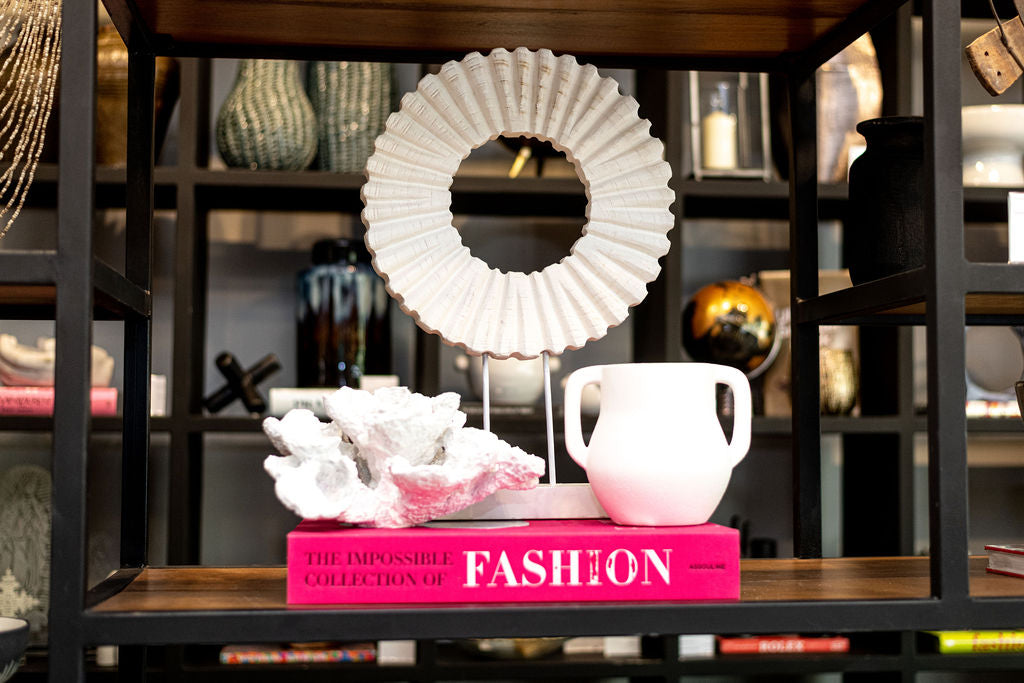 Florero Agarraderas Blanco