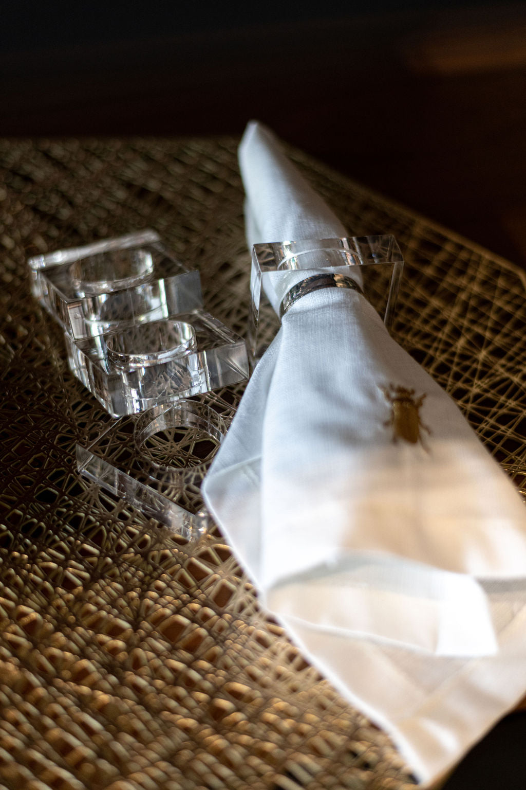 Servilletero Anillo Acrilico