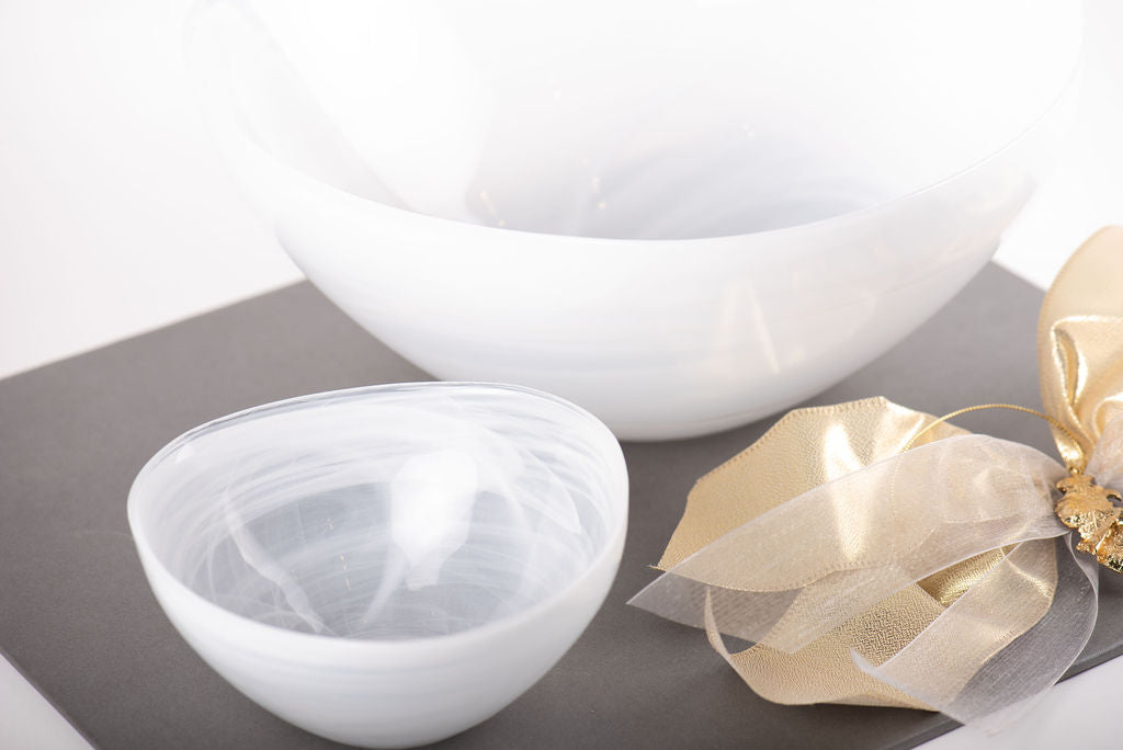 Bowl Vidrio Blanco