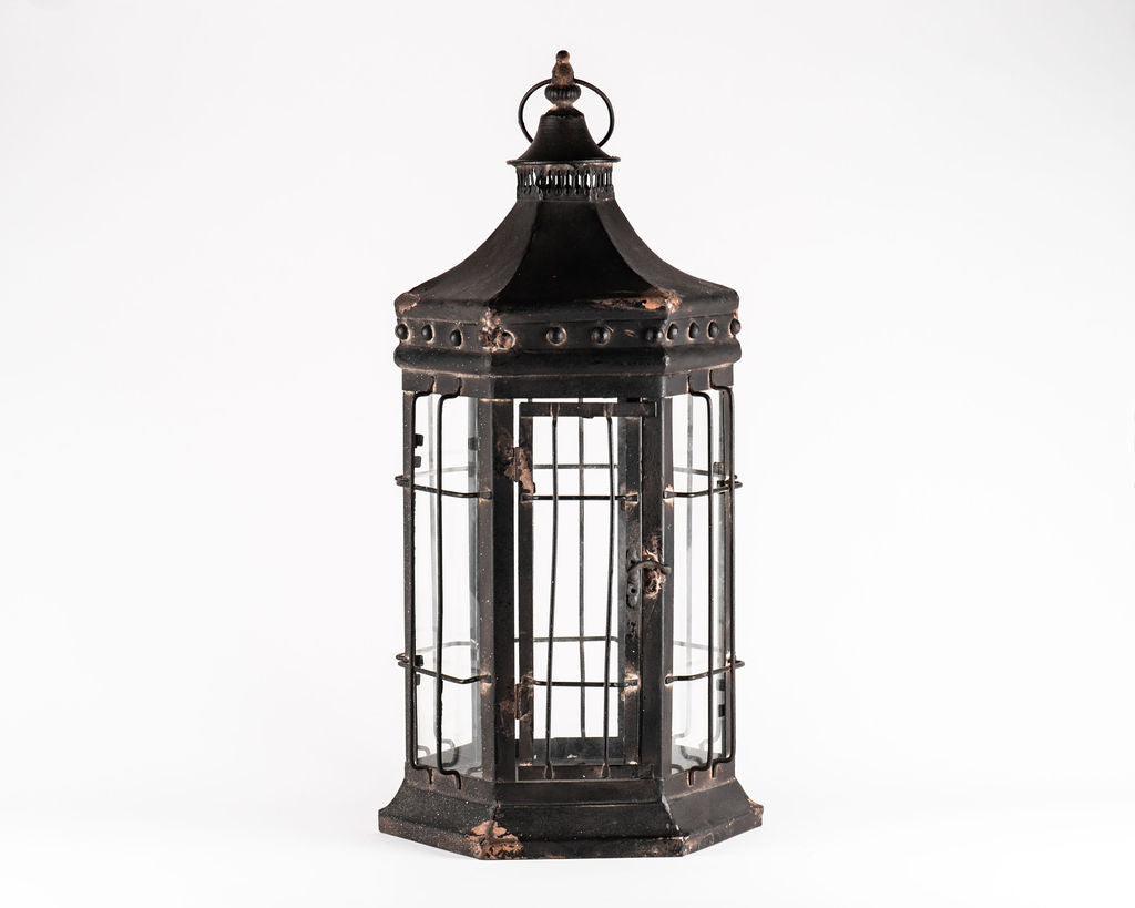 Veladora Tipo Industrial Negra