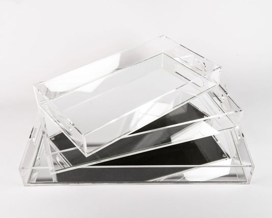 Charola Acrilico con Espejo