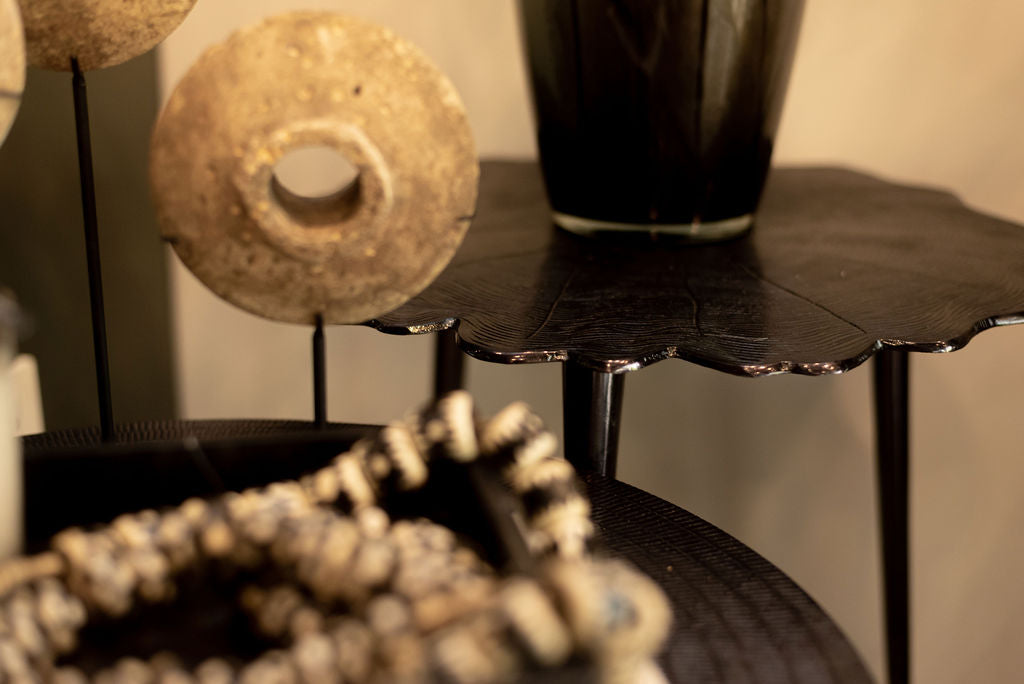 Mesa Tripie Negra Top Irregular