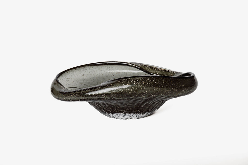 Bowl Vidrio Soplado Gris