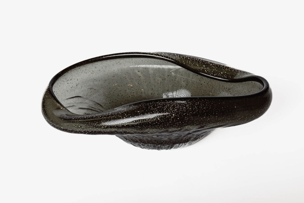 Bowl Vidrio Soplado Gris