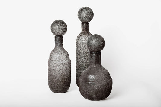 Botella Gris Salpicada Esfera