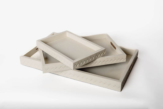 Charola Tejida Marfil