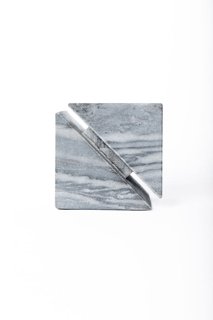 Cubo Marmol Gris