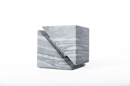 Cubo Marmol Gris
