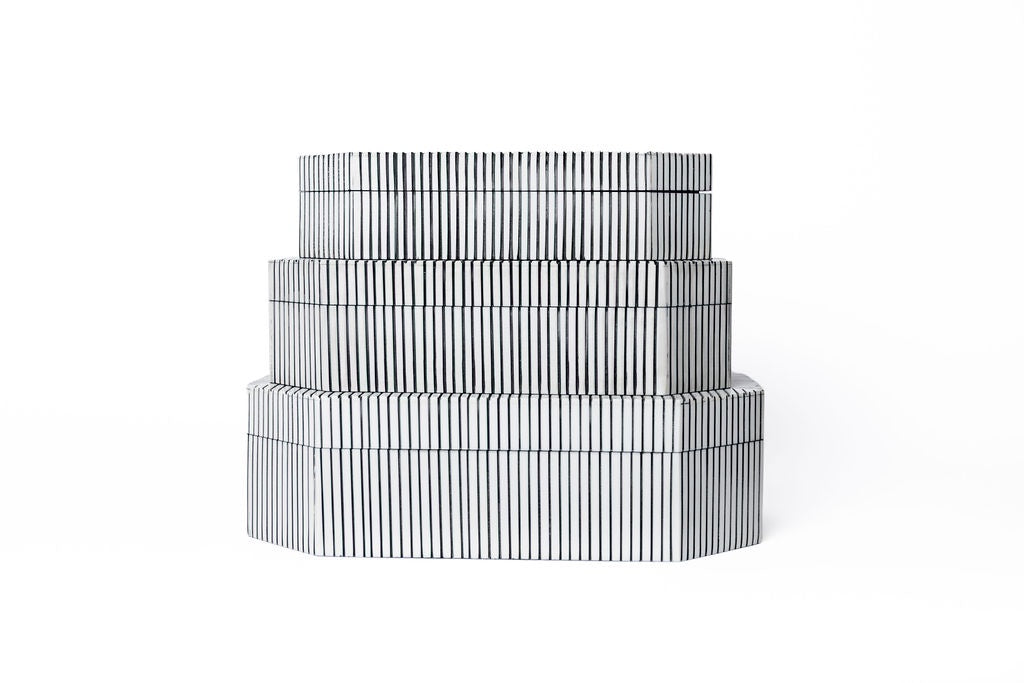 Cajas Octagono Gris
