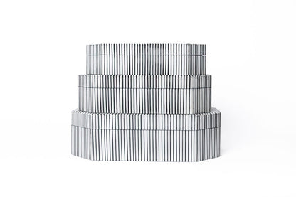 Cajas Octagono Gris