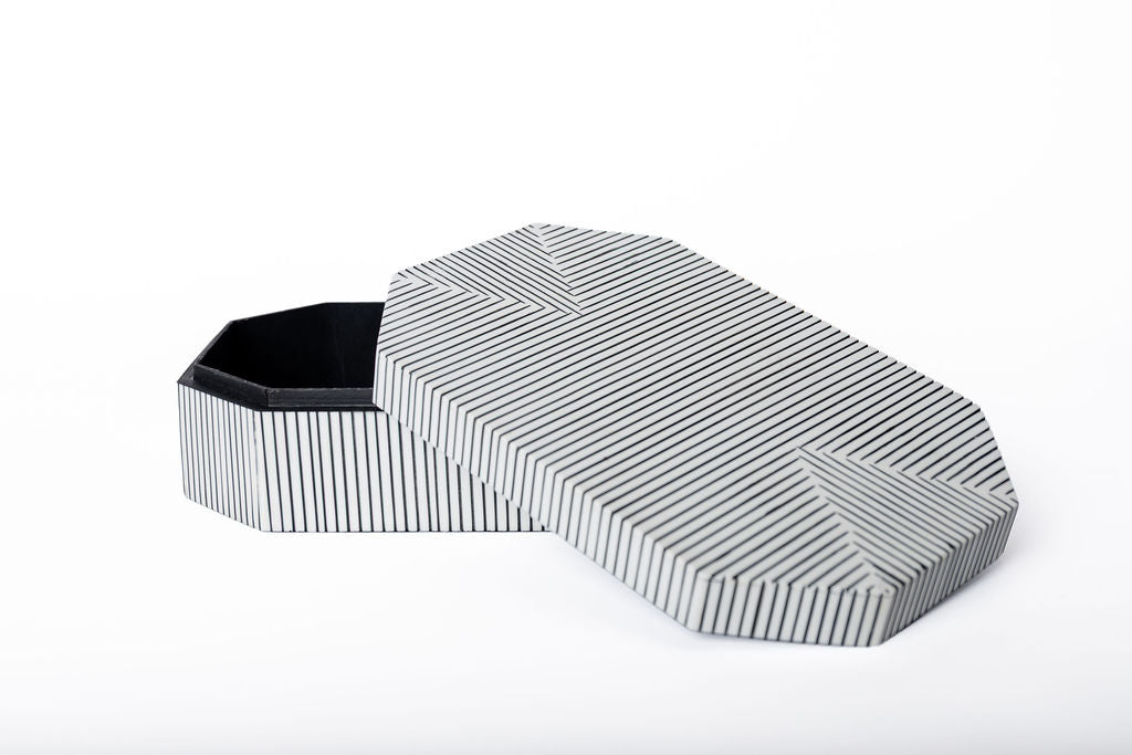 Cajas Octagono Gris