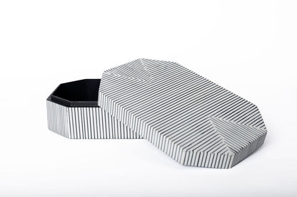Cajas Octagono Gris