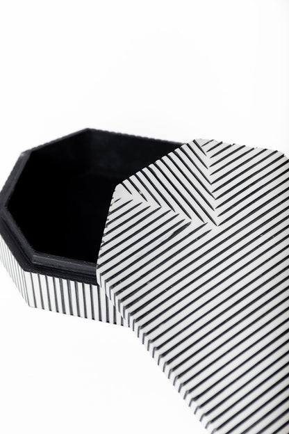 Cajas Octagono Gris