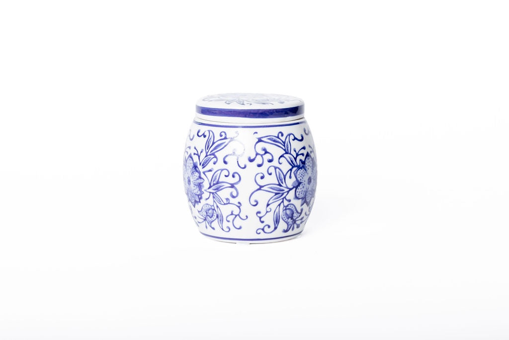 Vela Porcelana Azul y Blanco