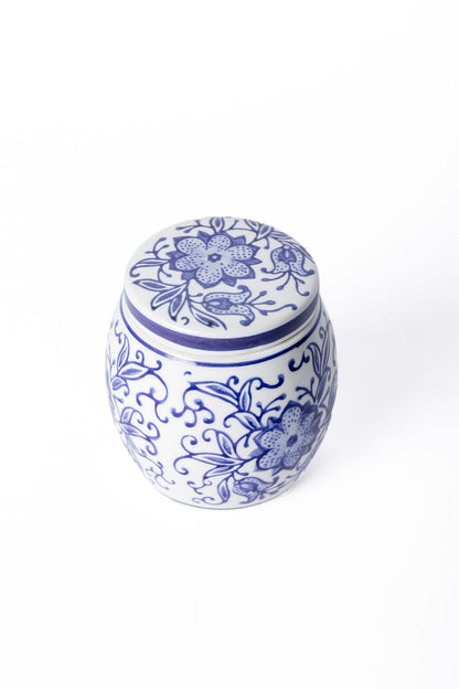 Vela Porcelana Azul y Blanco