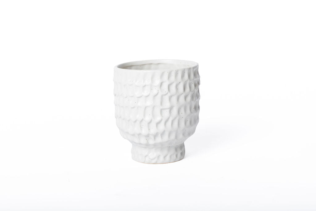 Maceta Coral Blanca