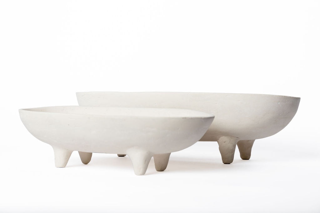Bowl Ovalado Marfil Cuadripod
