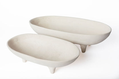 Bowl Ovalado Marfil Cuadripod