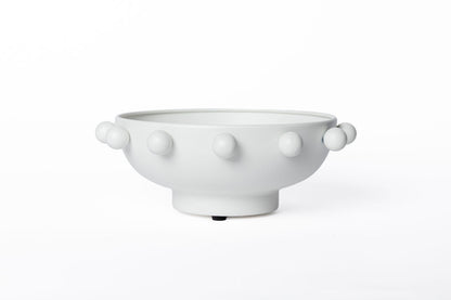 Bowl Blanco con Esferas