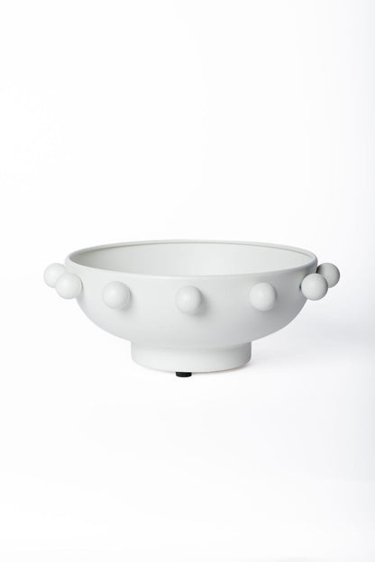 Bowl Blanco con Esferas
