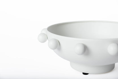 Bowl Blanco con Esferas