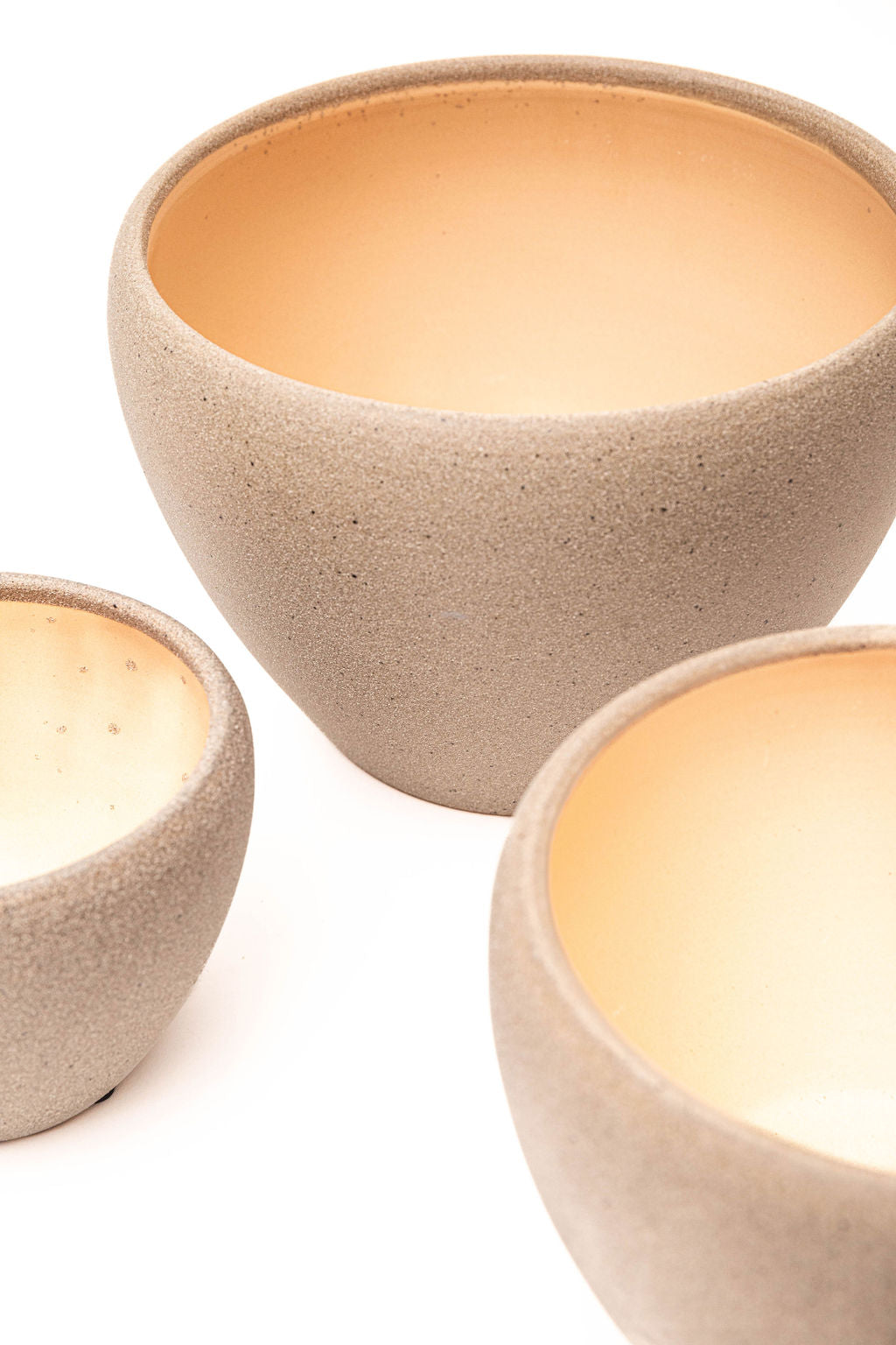 Maceta Ceramica Gris