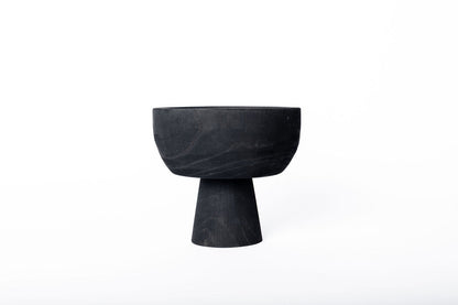 Bowl Madera Chico en Pedestal