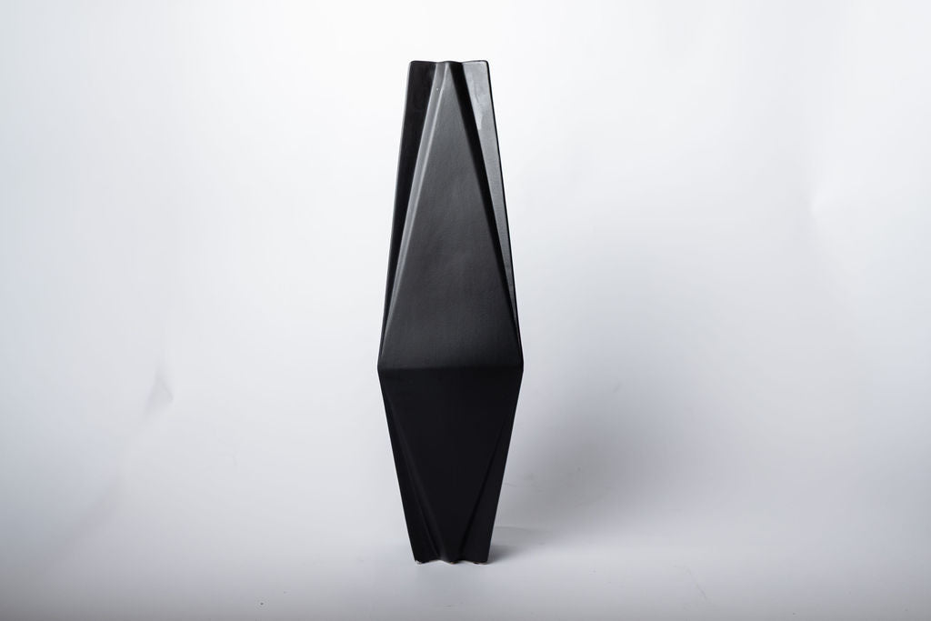 Jarron Ceramica Negro Jumbo
