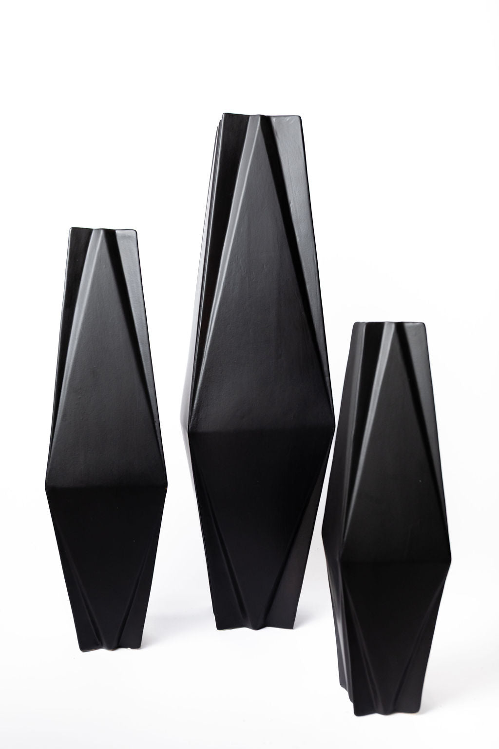 Jarron Ceramica Negro Jumbo