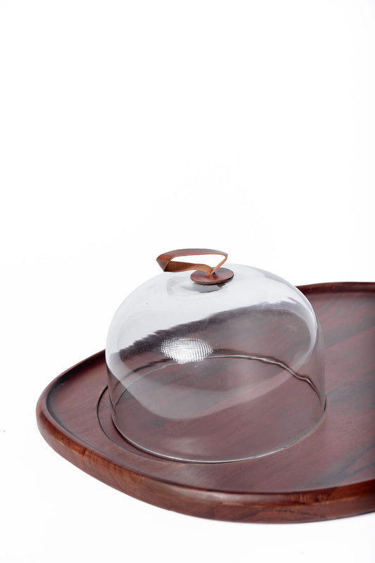 Quesera Acacia con Cloche